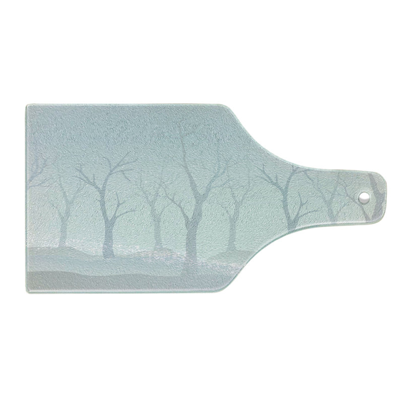 Planche à découper en verre trempé Ambesonne Forest