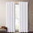 100% Cotton Canvas Tab Top Curtain Panels (50 x 108), Set of 2-609057895