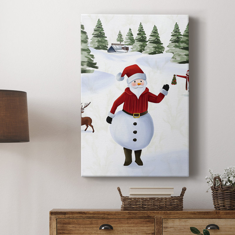 Art des Fêtes de Noël CCxxv - galerie sur mesure Cavas, H 12 po x l 8 po