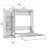 Ailed Queen Murphy Bed with Shelving Unit (95W)-55325690