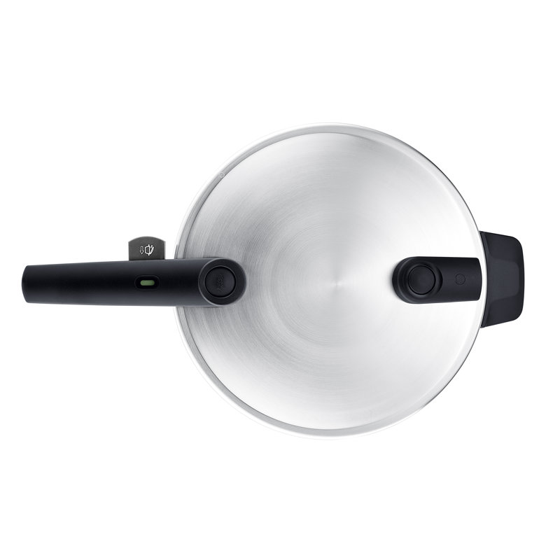 Fissler® Vitaquick® Premium Large Size 2-piece Set, 4.3 Quart and 8.5 Quart Pressure Cooker, 14.4" W x 14.4" D