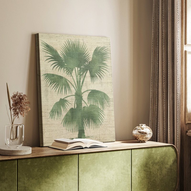 Toile de jute avec silhouette I - galerie Cavas sur mesure