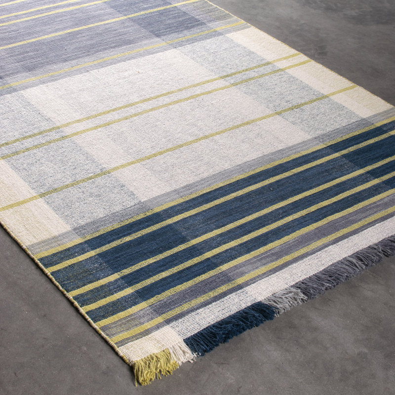 Santucci Plaid Hand Woven Area Rug, Rectangle 200 x 290cm