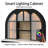 63" W Kitchen Pantry With Arched Huttch-120283602
