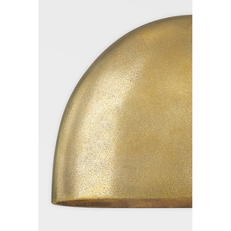 Diggs 1 Light Wall Sconce, Aged Brass