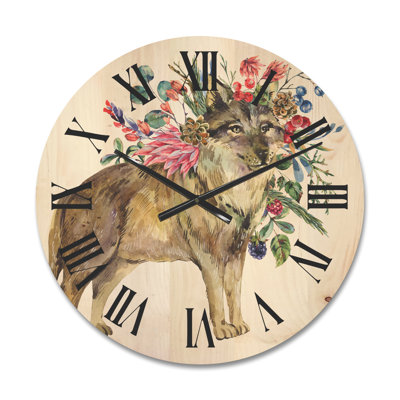 Solid Wood Wall Clock
