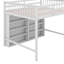 Lit mezzanine double avec tablettes-119971424