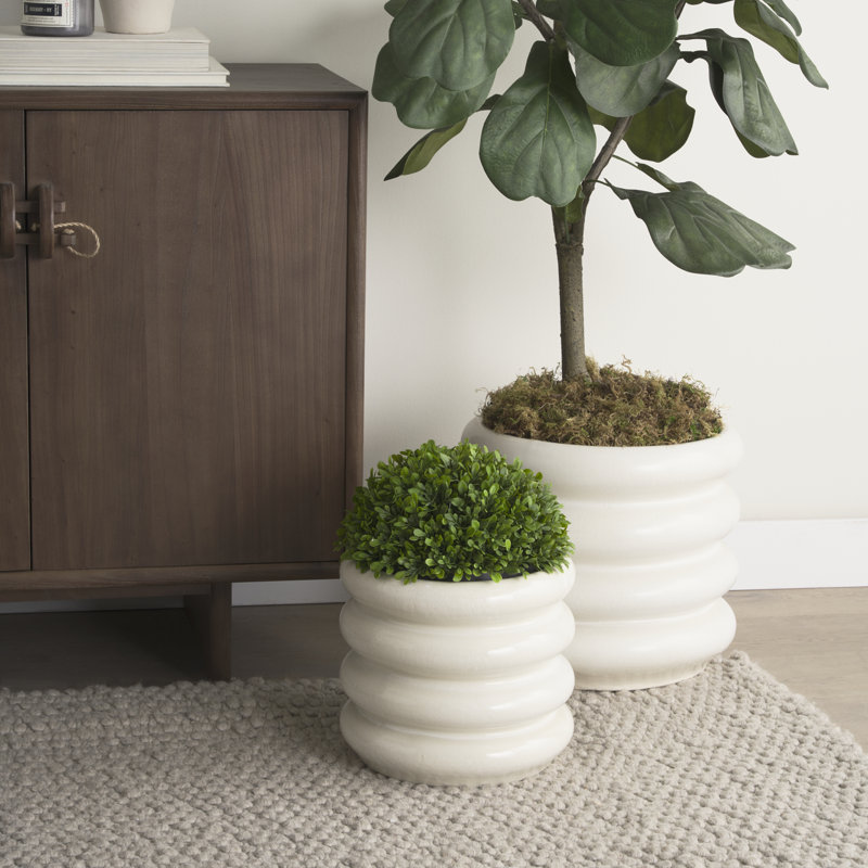Searle Tall Floor Vase, 14.25" H x 16.5" W x 16.5" D