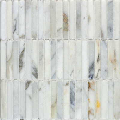 Mosaïque de marbre Calacatta