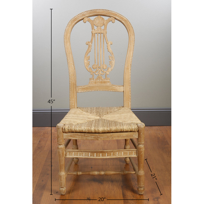 Chaise d'appoint Ikhra, Naturel vieilli