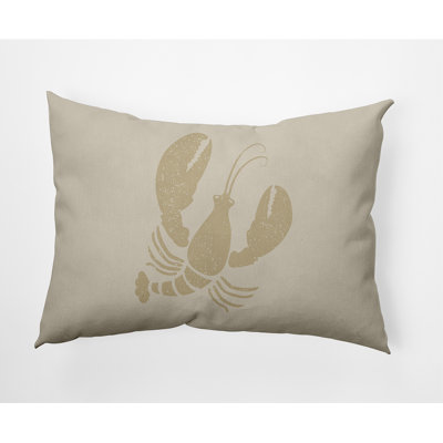 Housse de coussin et insert Lobster Coastal