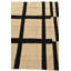Tapis noir et blanc Ousley