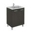 Ensemble de meuble-lavabo simple avec miroir Logic-46357535-125004084