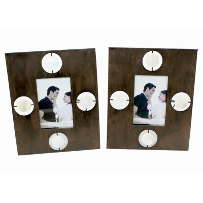 Galdamez Metal Matte Picture Frame with Mat