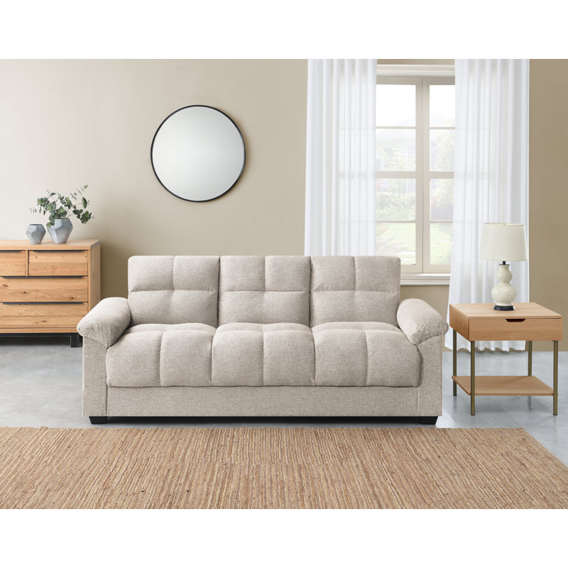 Laymantown Sofa Bed, Latte Chenille, 3