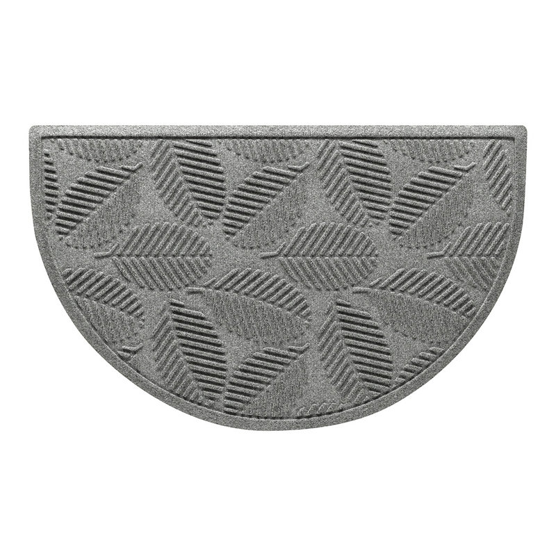 Paillasson intérieur / extérieur 24 po x 39 po WaterHog® Deanna, Gris moyen