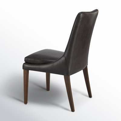 Niara Genuine Leather Parsons Dining Chair