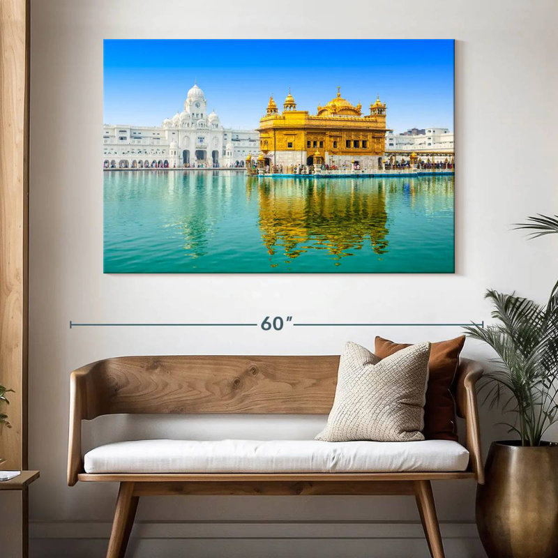 Harpa Reflection Of The Golden Temple, 34" H x 51" W