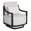 Samara Cushioned Lounge Action Chair w/One Accent Pillow