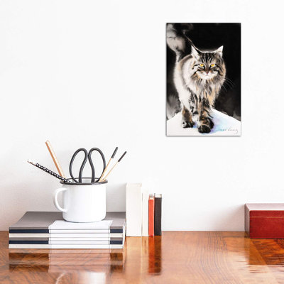 Cat Walk III 1 Piece Wrapped Canvas Painting
