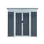 Remise de rangement extérieure pour toit-terrasse de 6 pi x 4 pi-123375581-123375582