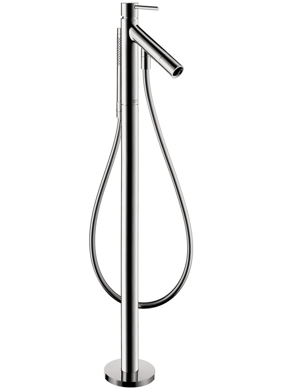 AXOR Starck Single Handle Floor Mount Tub Faucet Trim, Chrome