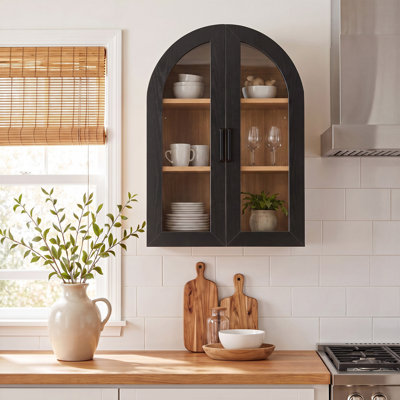 30" H Modern Wall-Mount Kitchen Pantry Cabinet