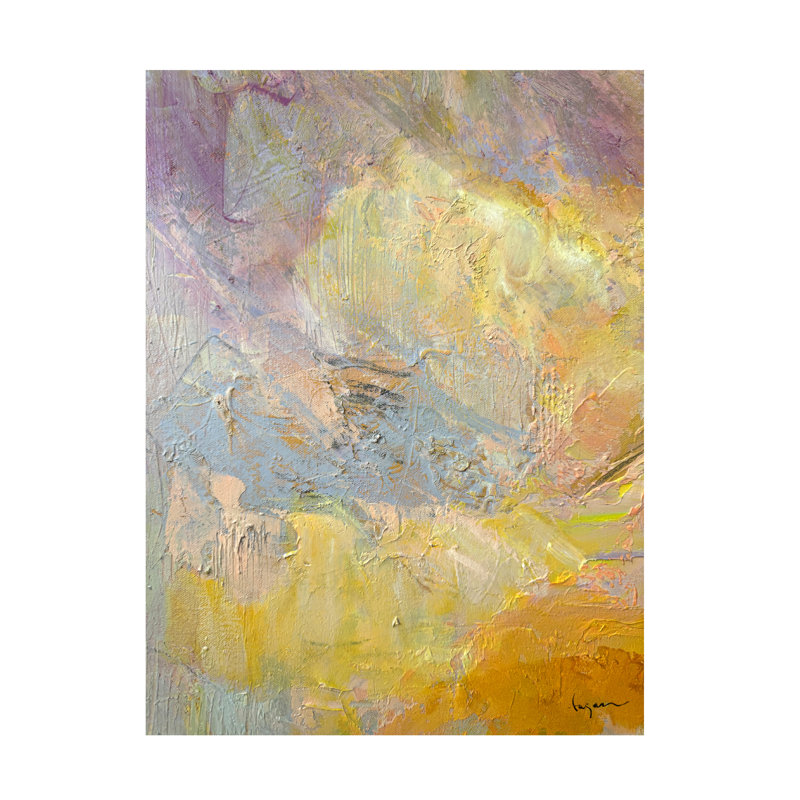 Art mural sur toile tendue - Dorothy Fagan «Soaring in the Clouds IX», art mural pour salon, chambre à coucher ou bureau - 24 x 32
