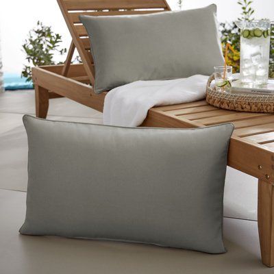 Solid Colour Sunbrella® Indoor/Outdoor Reversible Throw Pillow