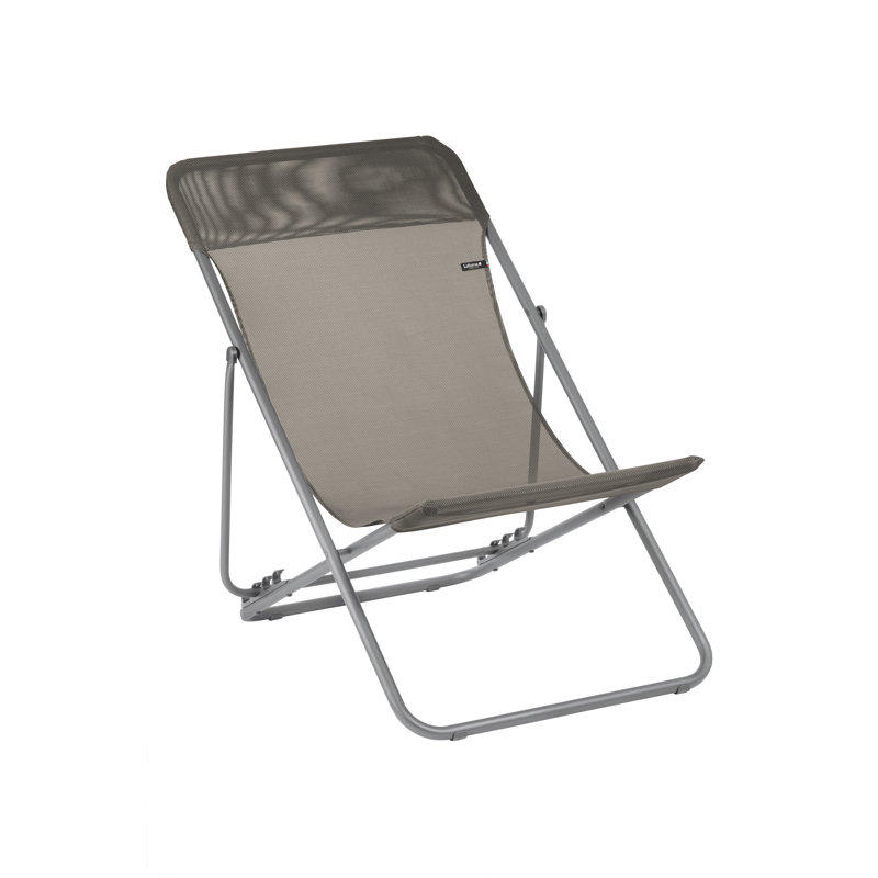 Chaise de plage pliante, Graphite