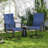 Swivel Patio Dining Armchair (Set of 2)-1388842543