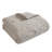 Camille 3-Piece Taupe Jacquard Damask Cotton Comforter Set-95240353