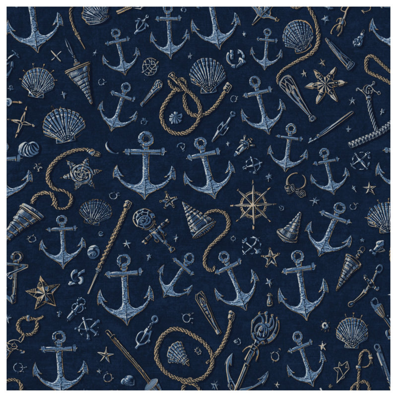 Tapis de bain Nautical, L 24 po x L 17 po