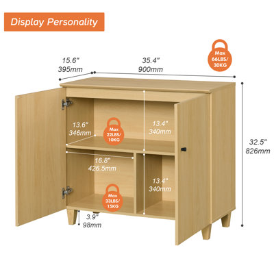 Lysiane 2-Door Accent Cabinet