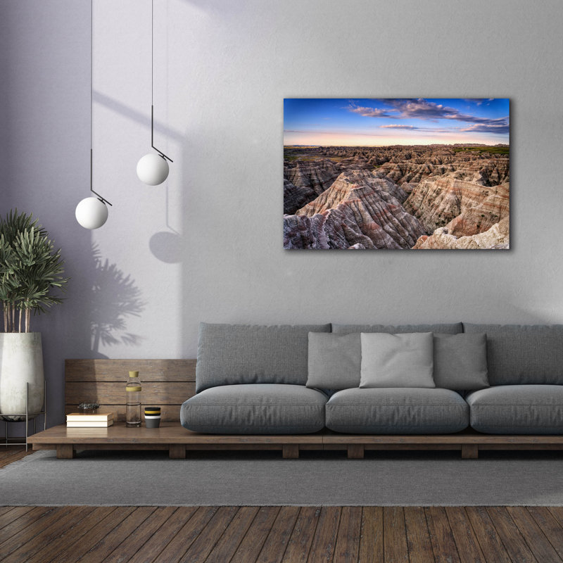 Toile épique Graffiti «Badlands Iv» par Rick Berk, 60 po x 40 po