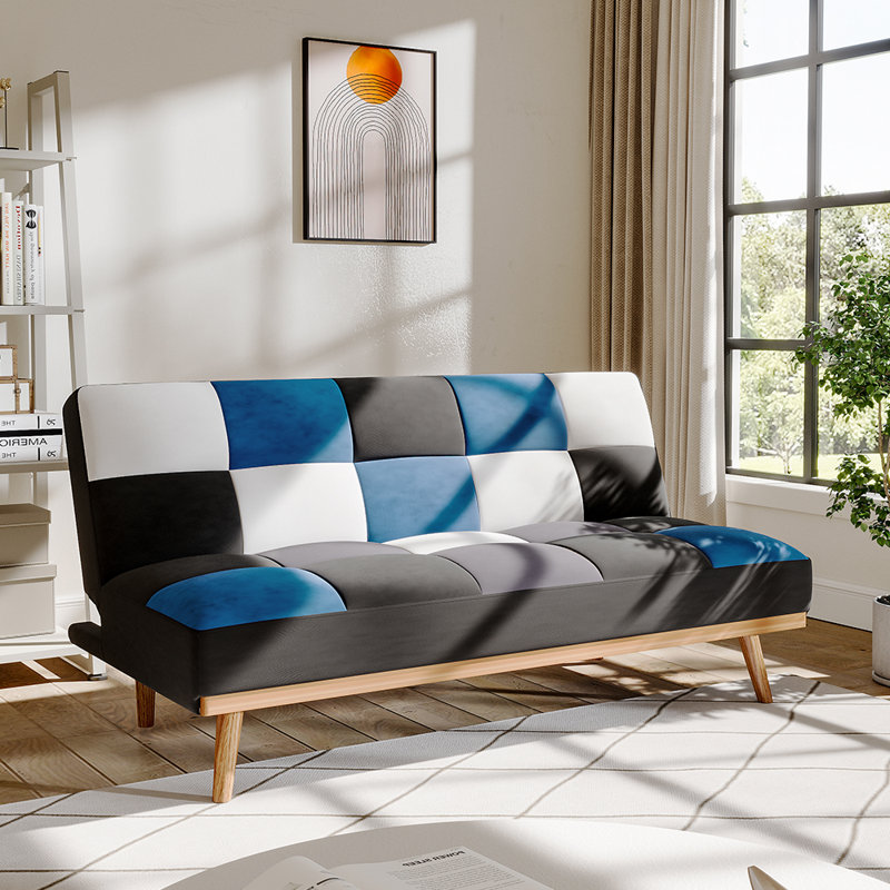 Ohara 3 Seater Sofa Bed, Blue