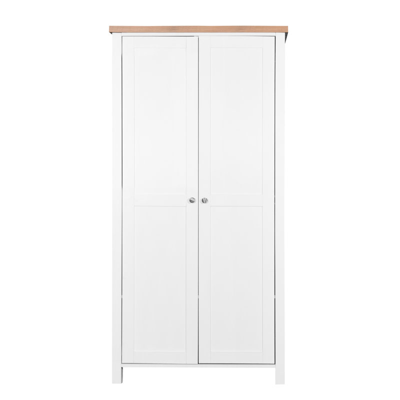 Foote 2 Door Manufactured Wood Wardrobe