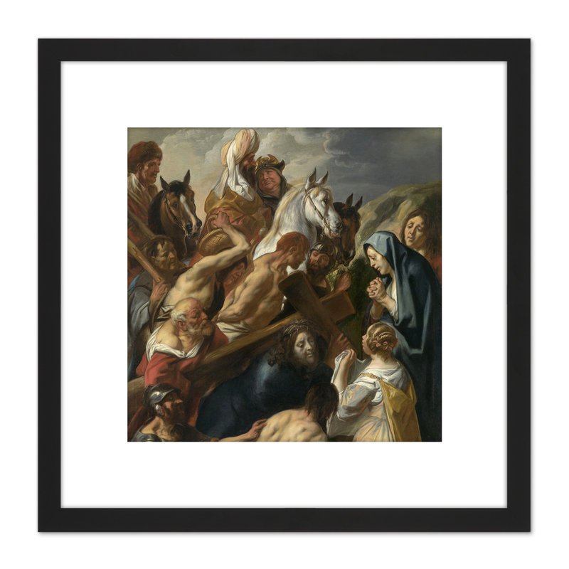 Jordaens Carrying Of The Cross by Jacob Jordaens - Single Picture Frame Painting