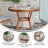 Rylan Indoor/Outdoor Commercial Glass Top Bistro Table-1190103910