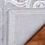 Tapis gris / ivoire en coton et viscose Southaven-86777457