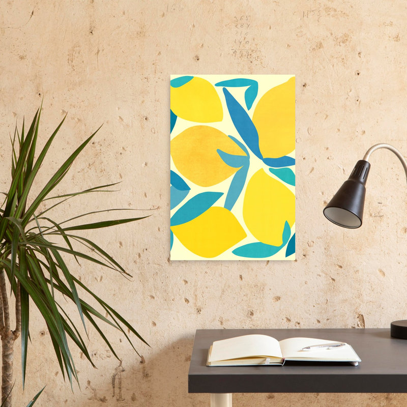 Reproduction d'art mural Lemon Shapes, 24" H x 16" W