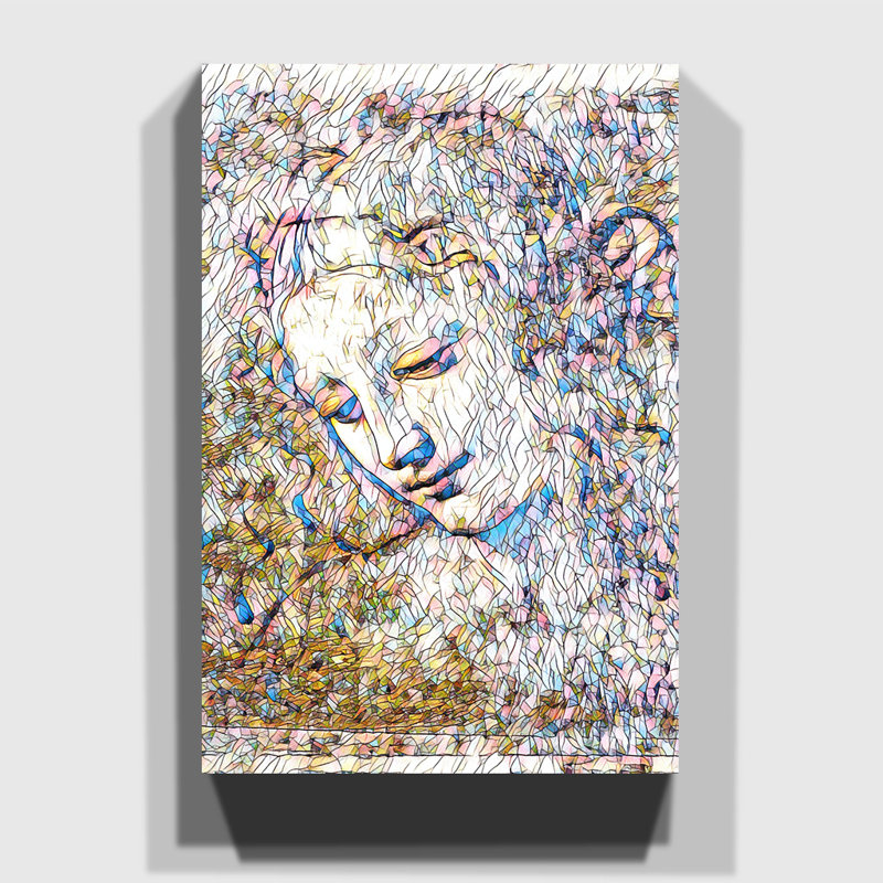Leonardo Da Vinci - Wrapped Canvas Print, 76cm H x 50cm W