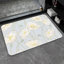 Tapis de bain en terre de diatomées, coquelicots blancs, volume super-absorbant, séchage rapide, écologique, facile à nettoyer, facile à nettoyer pour la salle de bain, tapis de porte 16 x 24 pouces (40 x 60 cm)