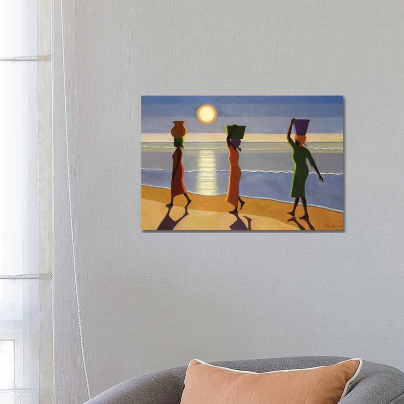 By the Beach 1 Piece Wrapped Canvas Painting, 66.04 cm H x 45.72 cm W x 3.175 cm D
