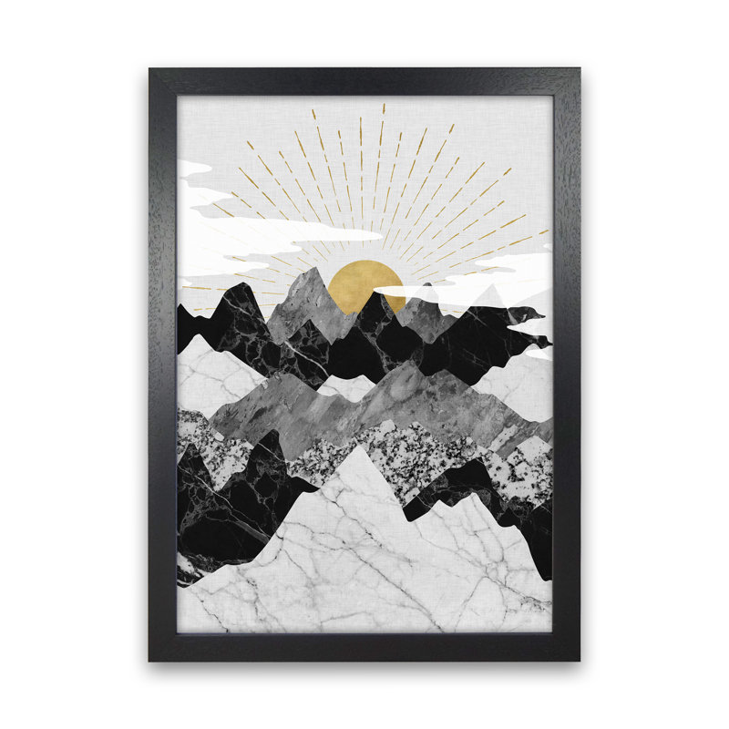 Sunrise - Print, Black Framed, 46cm H x 34cm W x 3cm D