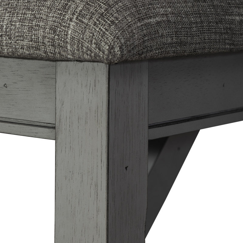 Banc de salle à manger rembourré Ashby, H 26 po x l 60 po x P 16 po