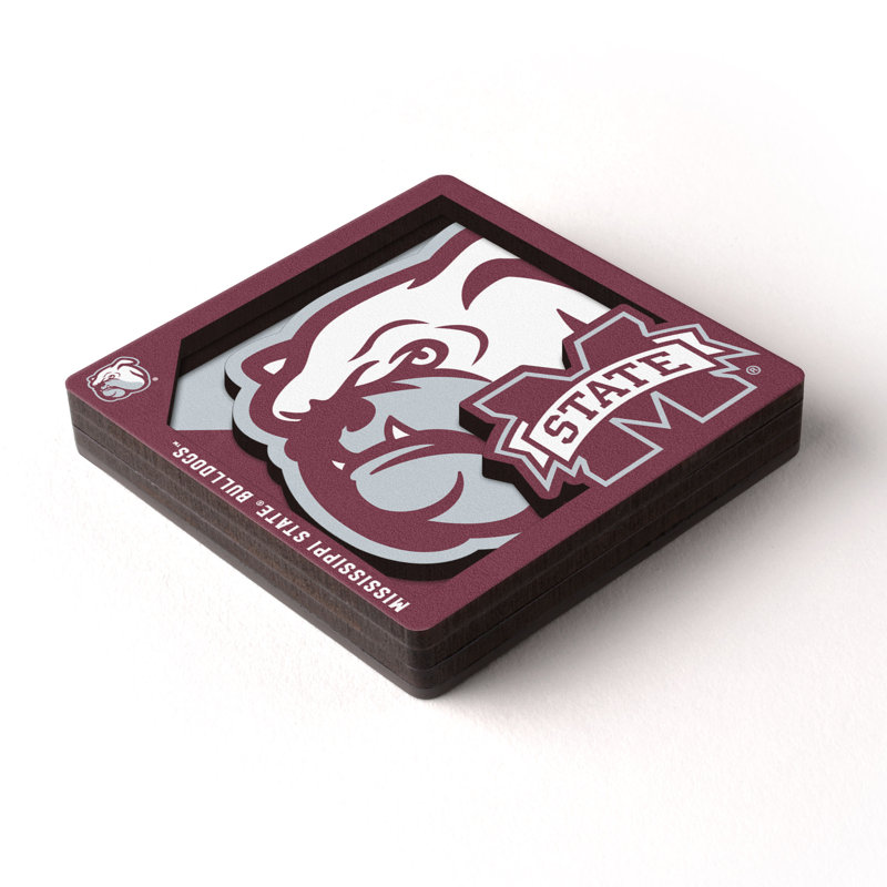 NCAA 3D Logo Series Magnets, Mississippi State Bulldogs