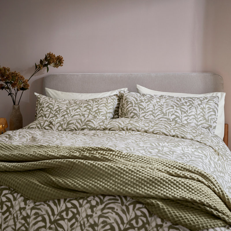 Cleo Cotton Camouflage Duvet Cover Set, Double Duvet Cover + 2 Pillowcases