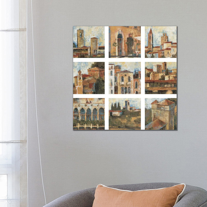 Tuscan Series by Liz Jardine - Wrapped Canvas Painting, 66.04 cm H x 66.04 cm W x 3.175 cm D