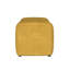 Banc rembourré en tissu capitonné, jaune moutarde-766353834